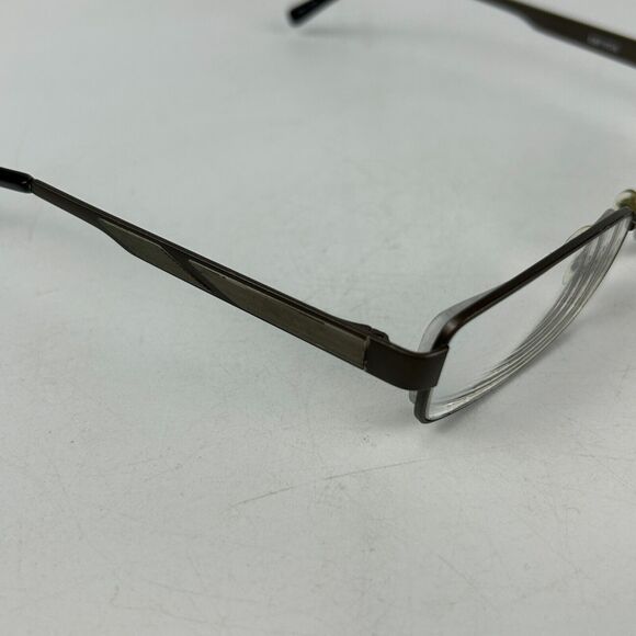 Robert Mitchel RM 0008 Eyeglasses Frames Mens Rectangle Gunmetal Full Rim 140 mm - Picture 6 of 13